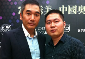 广州彩神vii与明星合影