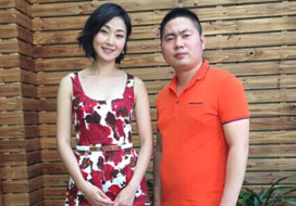 广州彩神vii与明星合影